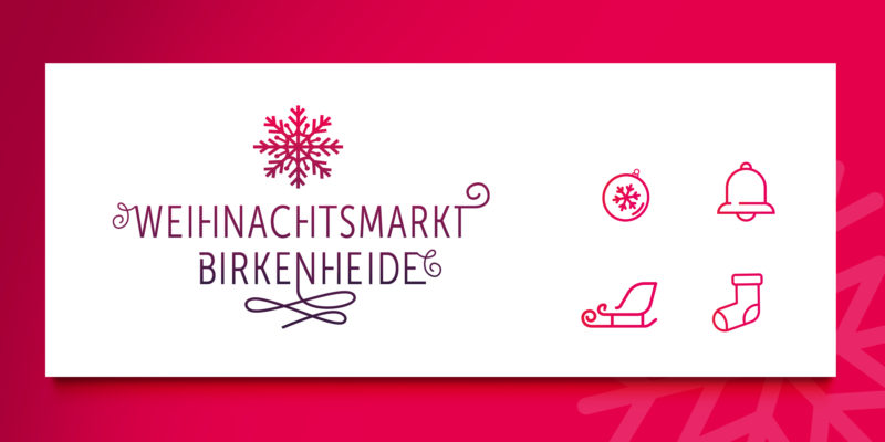 Logogestaltung Weihnachtsmarkt Birkenheide