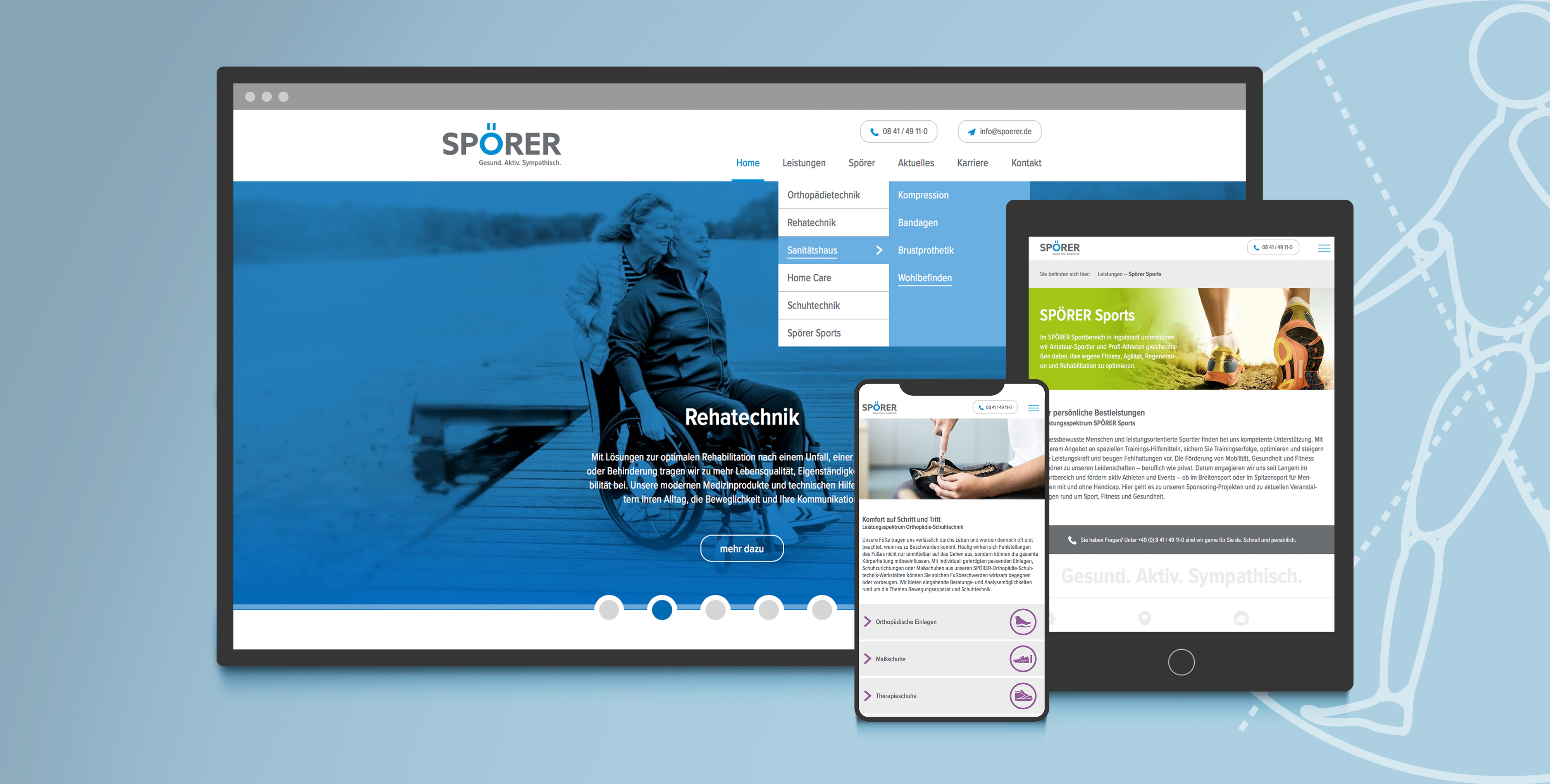 Neue Webseite für die SPÖRER AG in Ingolstadt